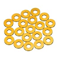 Vista 20 de uxcell 30 arandelas planas de aluminio, juntas de sello redondo M5 x 0.472 x 0.079 in, espaciadores planos para tornillos, tornillos, accesorios