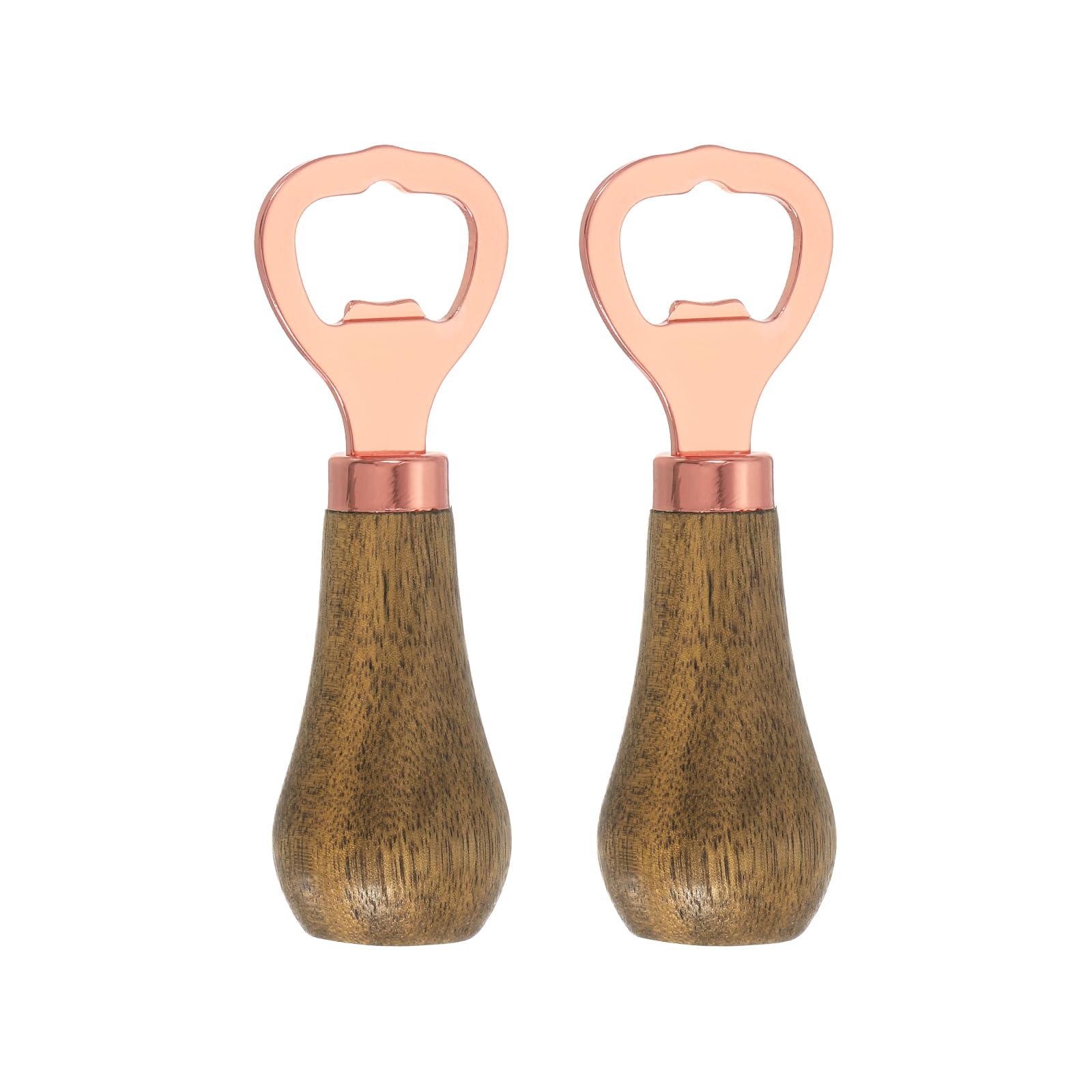 Décapsuleur en acier inoxydable uxcell avec manche bois pour ouvrir facilement vos bouteilles