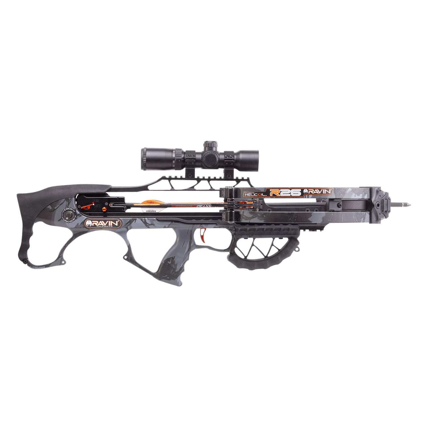Ravin Crossbows R26 400 FPS Crossbow (Predator Camo) Basic Bundle (5 Items)