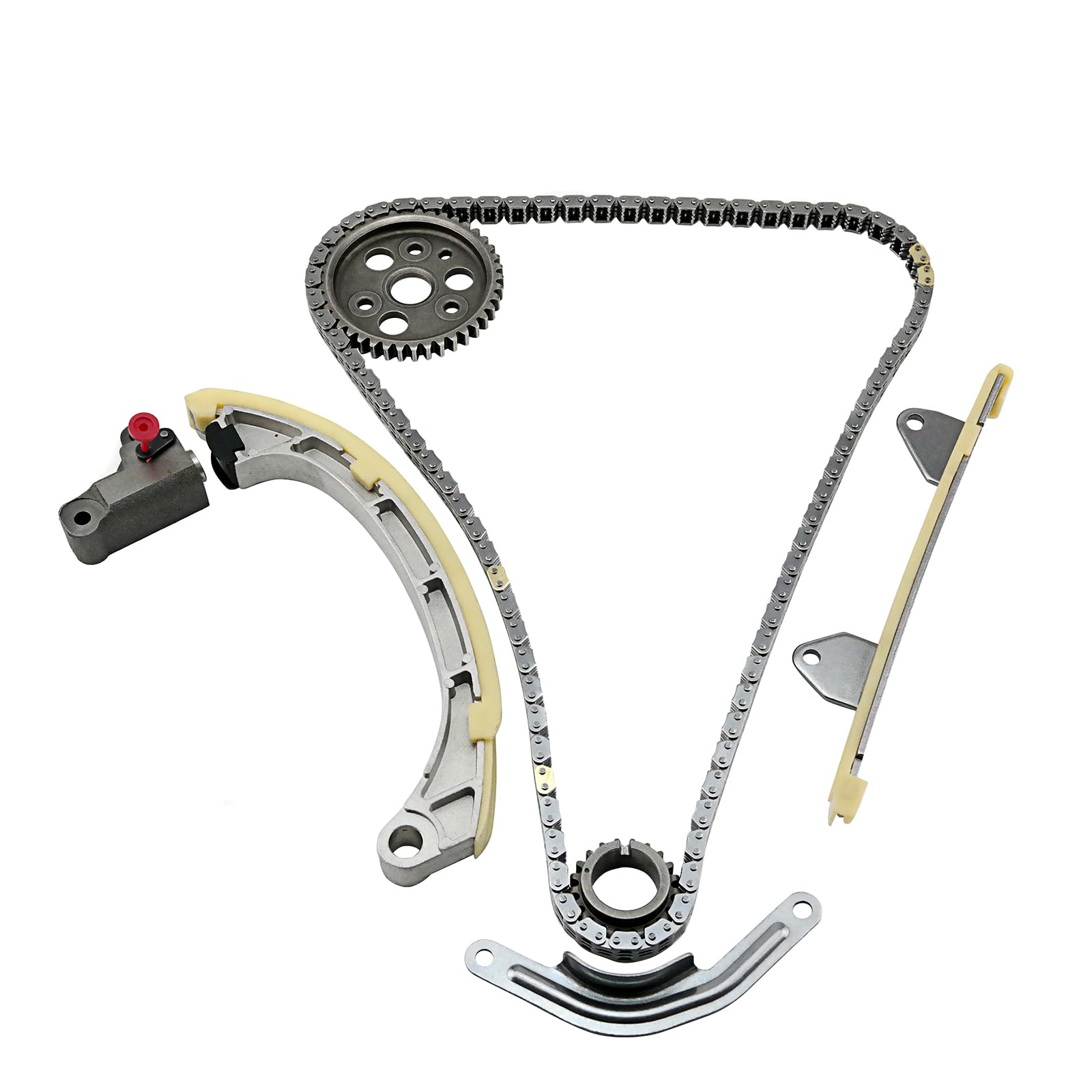 MPLUS K3-VE K3-VET 76528 M86529 Timing Chain Kit 1.3L, Compatible with 2001-2005 Daihatsu Terios (J1) 1.3L, 2008 Daihatsu Sirion 1.3L, 2006 Daihatsu Material 1.3L K3-VE K3-VET