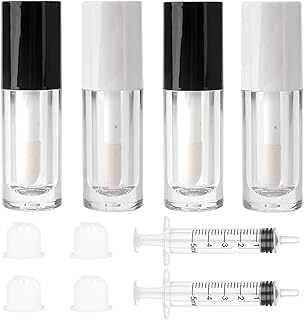 Qeuly Paquete de 4 tubos de brillo de labios,...