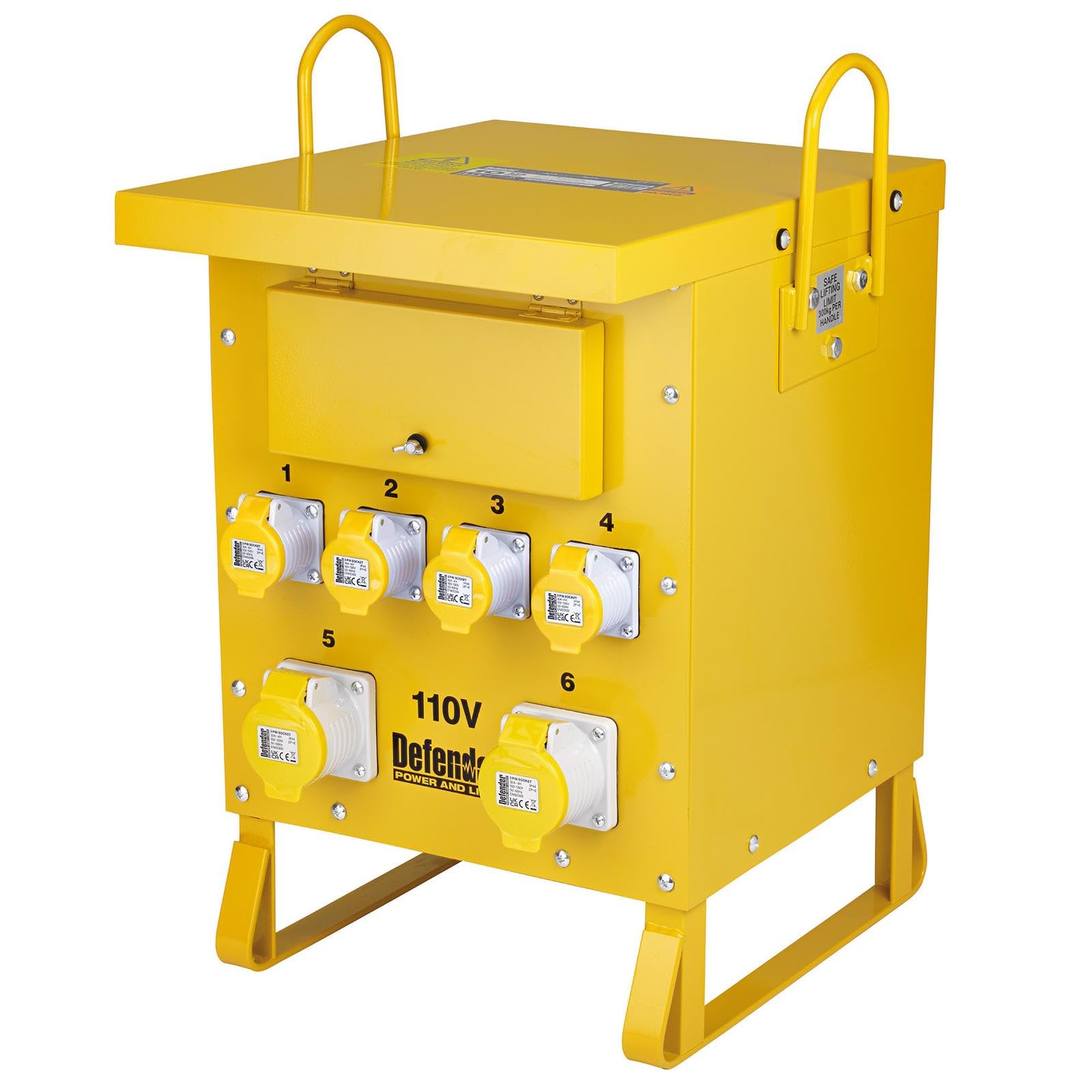 Defender 10kVA Single Phase Transformer 110V 16A/32A (ZE210022)