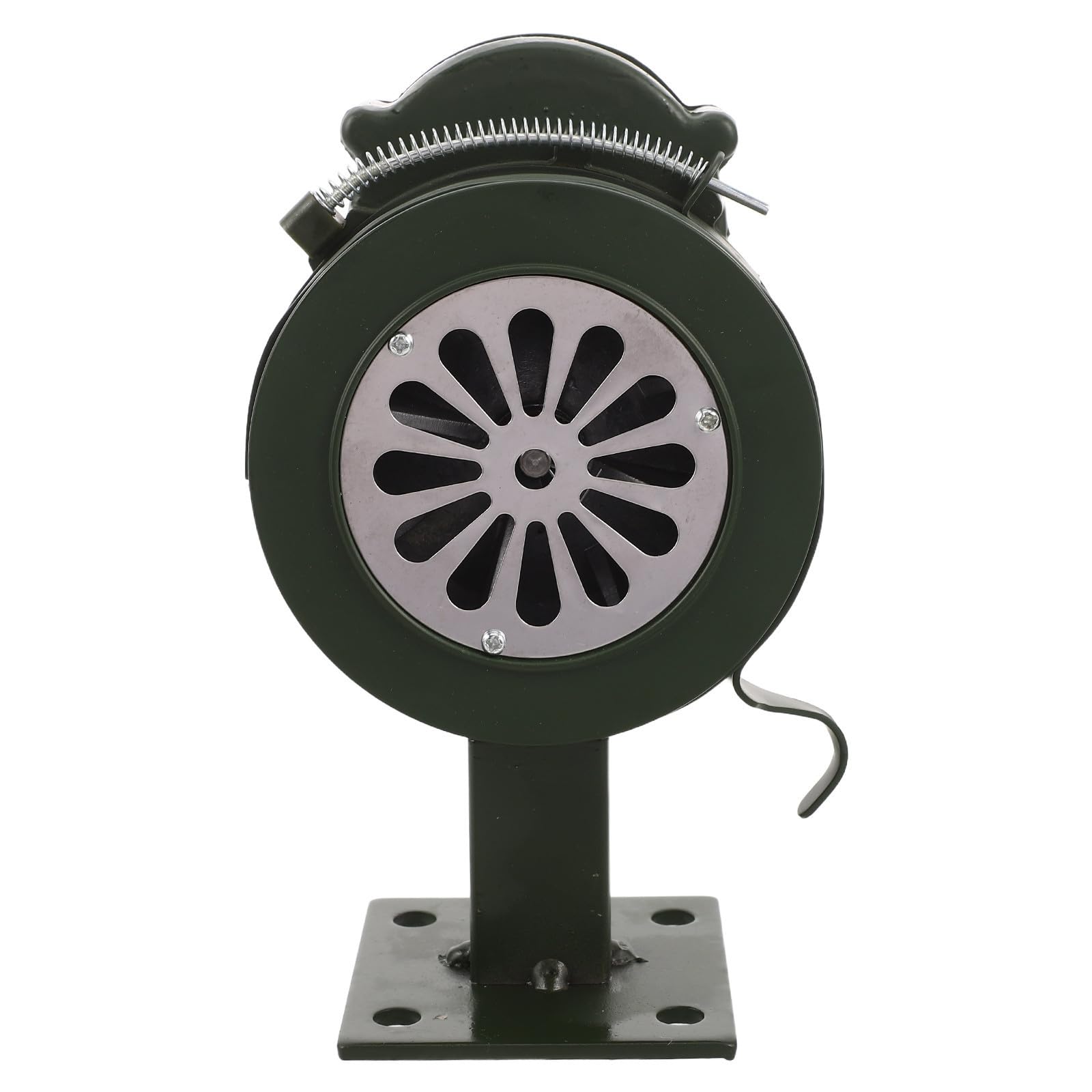 Alarma Manual de Mano con Base para Montaje, Ligera Volumen Alto, Adecuado para Fábricas y Escuelas, Fabricada en Plástico y Aleación Resistente