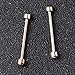 Hemobllo 2pcs Watch Screw Tube Rods for Strap Repair Inner Diameter Rose Gold Easy Install Watch Strap Link Rods for Watchmakers and Jewelers