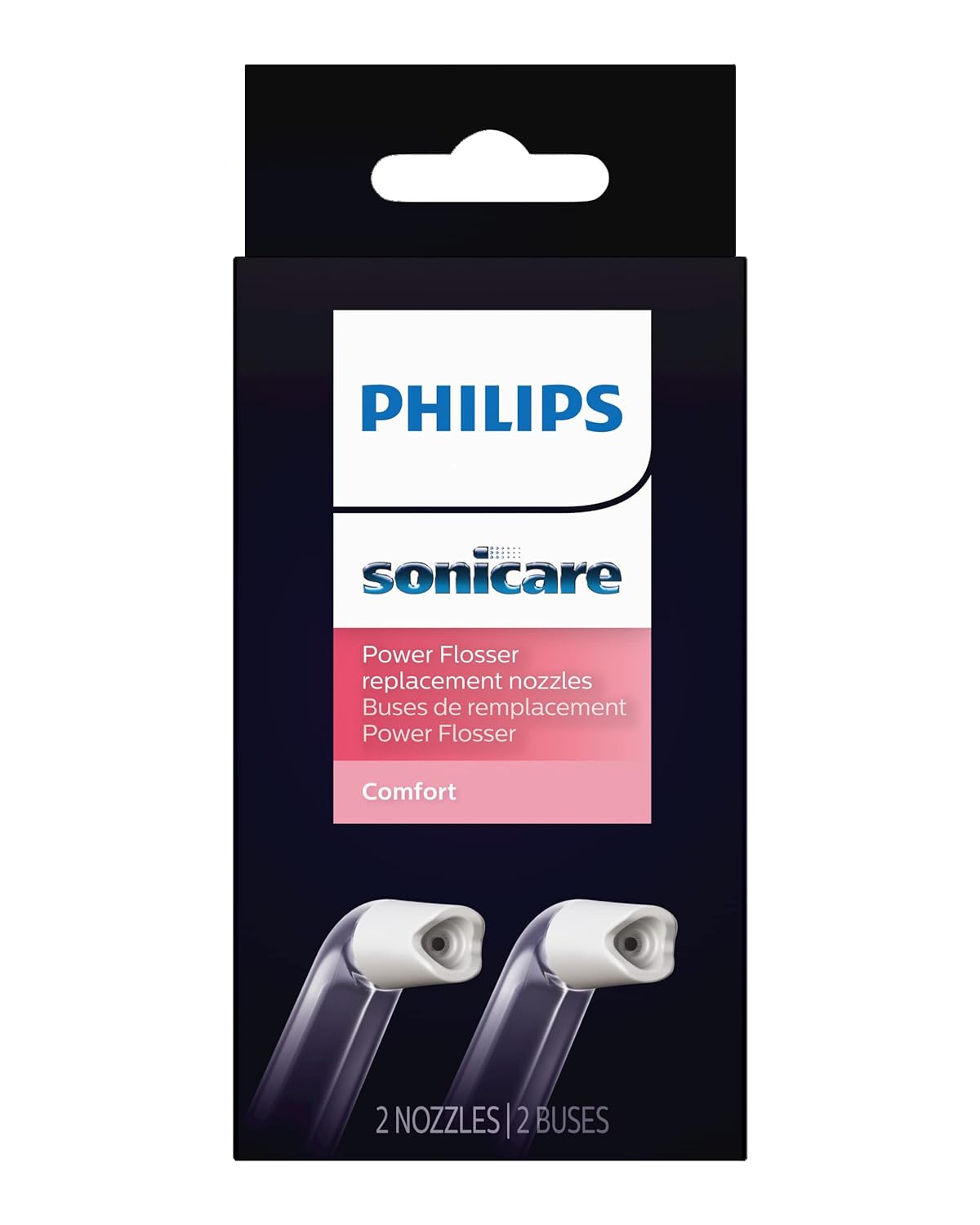 Philips Sonicare Power Flosser Comfort Tips (F2), 2pk