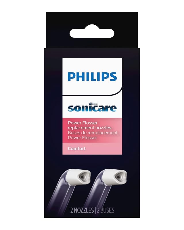 Philips Sonicare Power Flosser Comfort Tips F2 2pk White HX3052 00