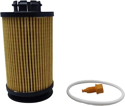 XYZIL Kit de filtro de aceite QC000001 compatible con Mitsubishi Fuso Canter 2012-2018 Engine LF16330 WL10232 P40037 504385104 15208-HJ00A