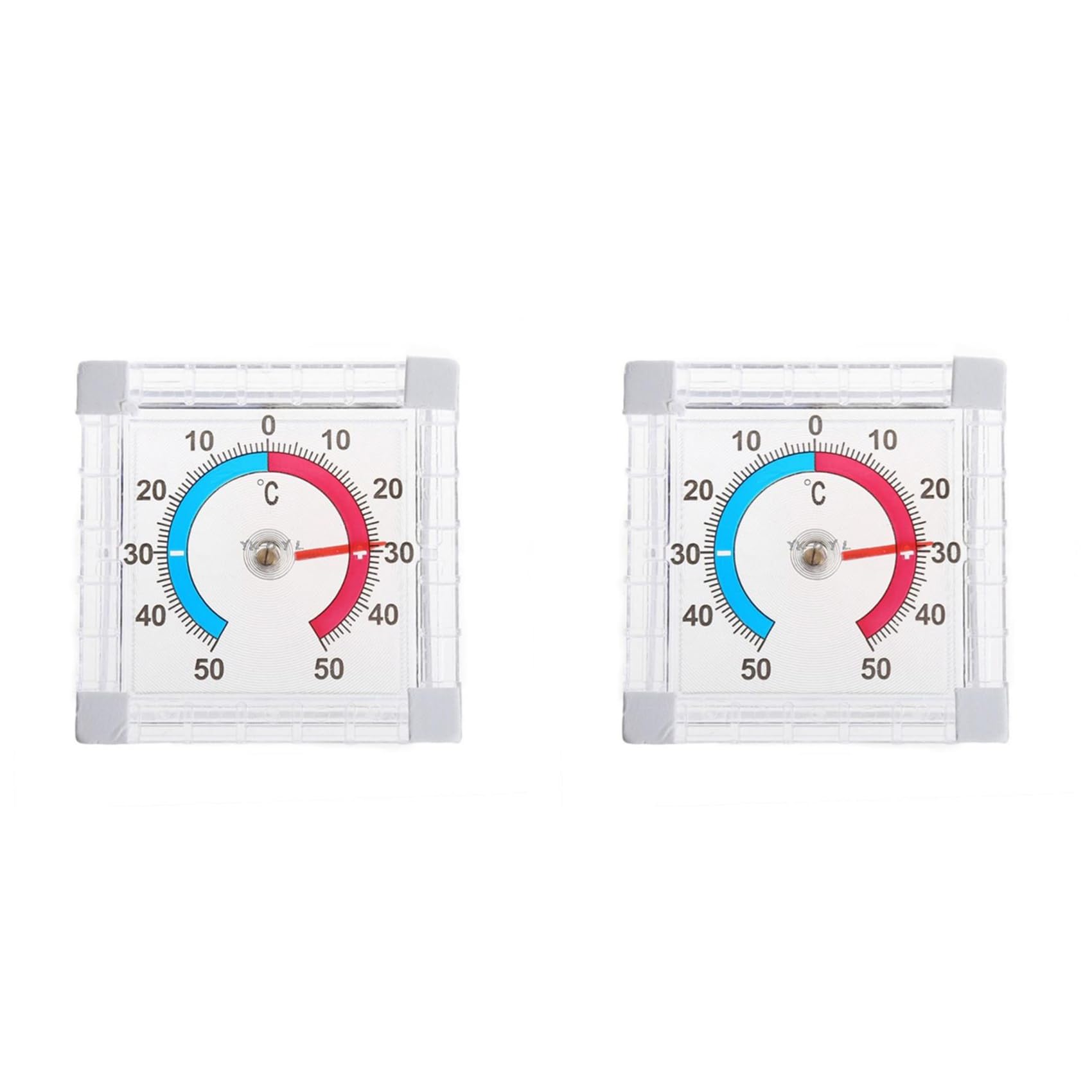 Hndhbfgrt 2X Window Indoor Outdoor Wall Garden Home Graduated Disc Measurement Temperature Household Thermometer Supplies