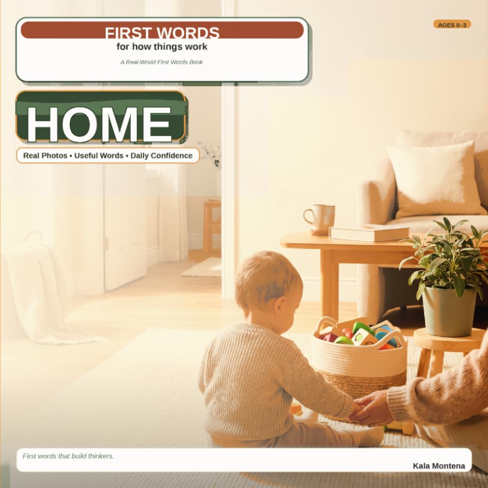 First Words for How Things Work: Home: A Real-World First Words Book for Curious Toddlers (The Real World First Words Library)