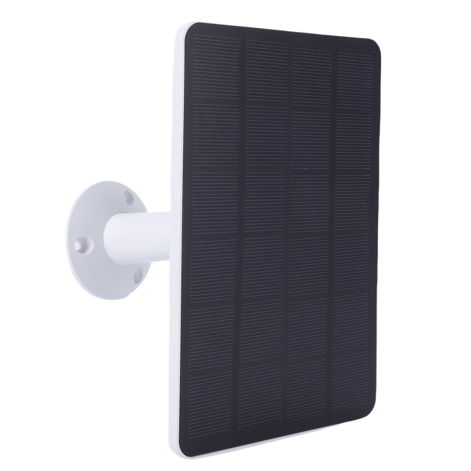 Pannello Solare per Telecamera di Sicurezza 10W IP65 Cavo 9,8 Piedi | ABS Silicio Monocristallino, Uso Esterno, Ring Cam Plus, DC USB C Micro USB, Batteria Ricaricabile