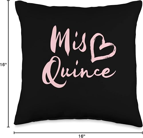 Miniatura 4 de Mis Quince 15th Birthday Camisa de Quinceañera - Almohada para camisa de regalo, 16 x 16 pulgadas, multicolor