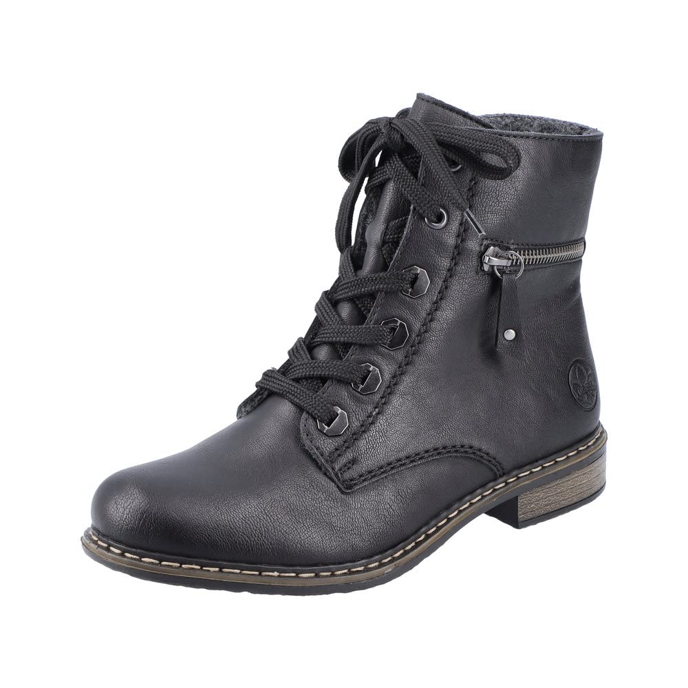 Rieker Damen Schnürstiefeletten 71202, Frauen Stiefeletten