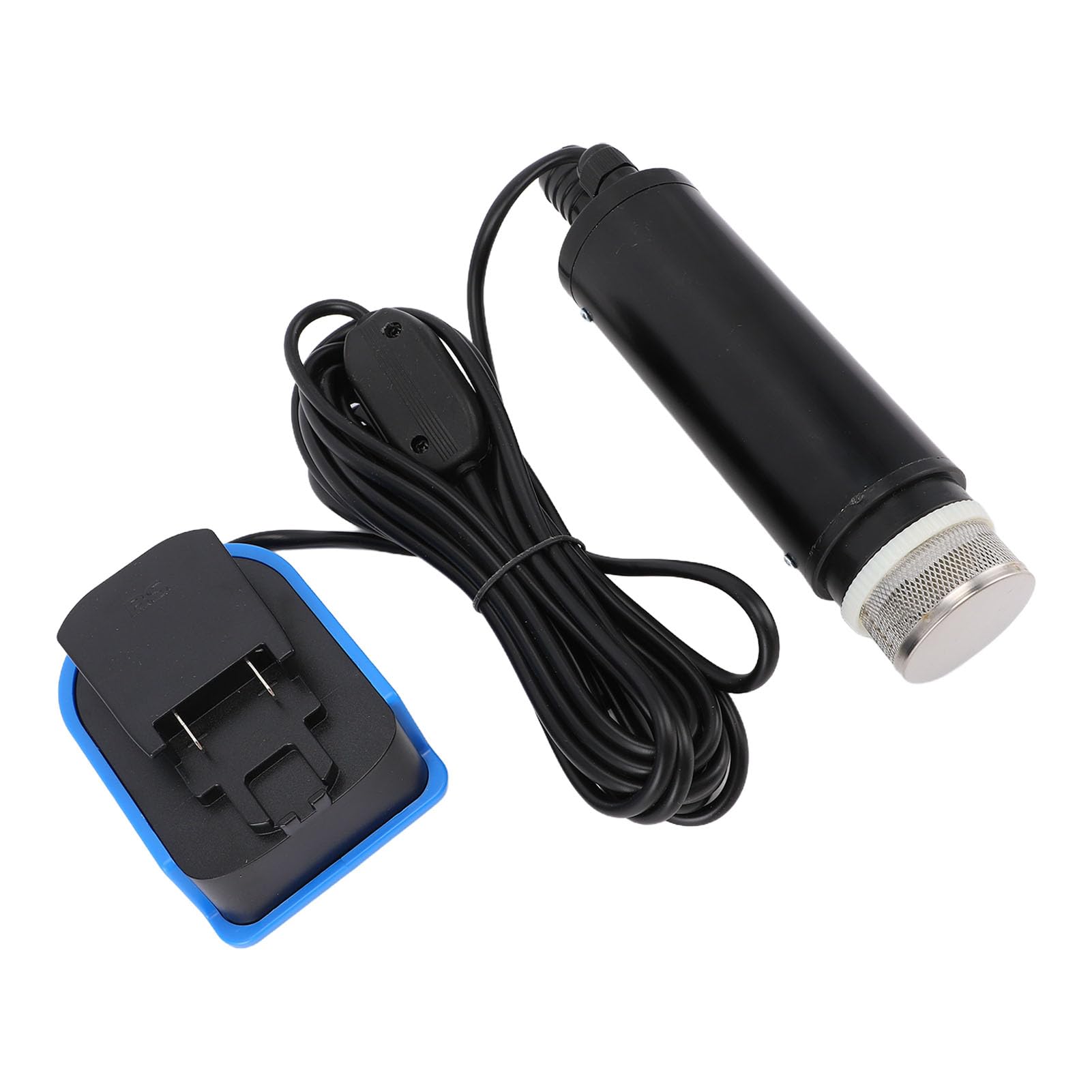 Walfront Mini Bomba de Agua, Bomba Sumergible Portátil 500 GPH para | Material ABS, Elevación Máxima de 16 Pies, Filtro de Sedimentos, para Piscina, Estanque y Drenaje de Jardín