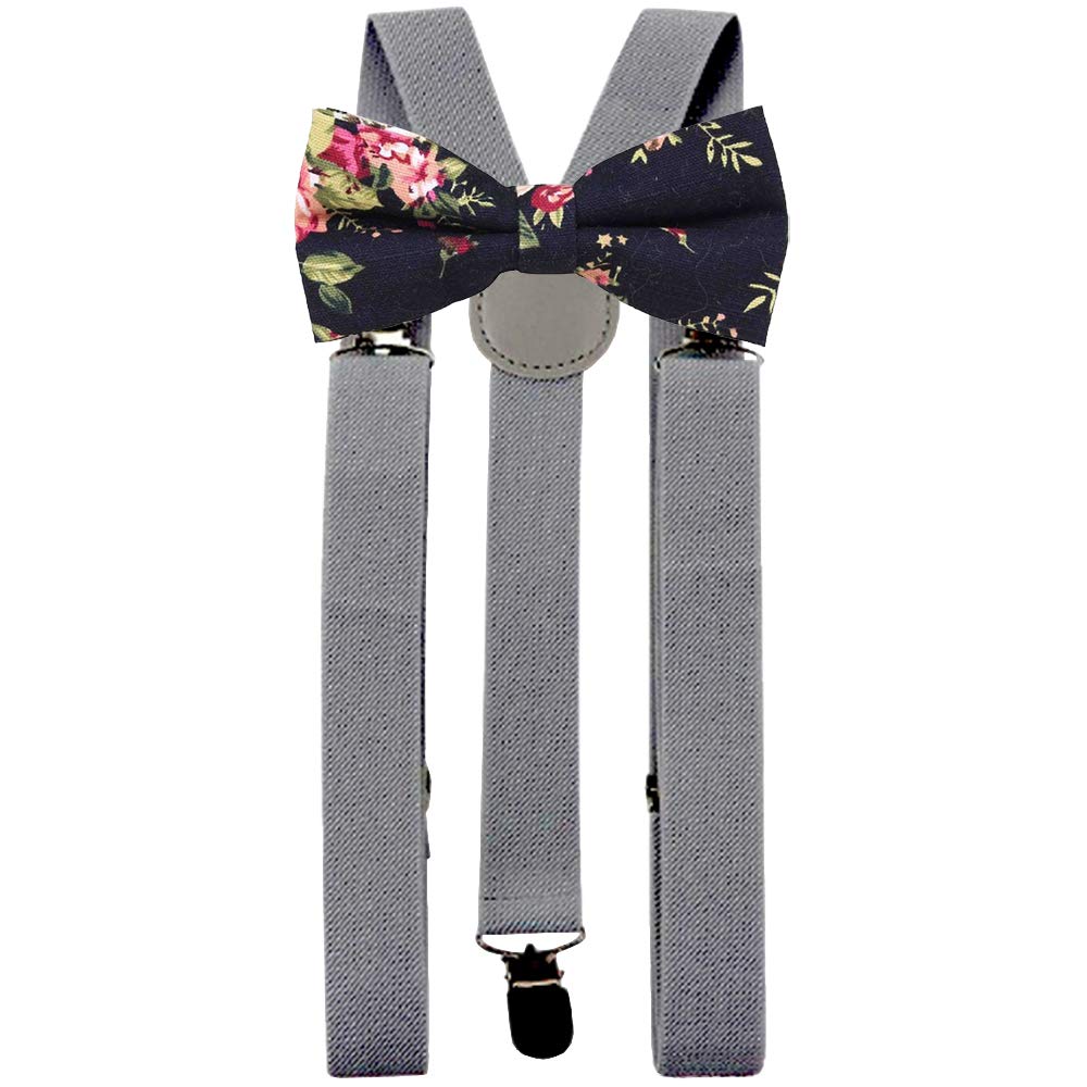 Db Dickie Bowmens Luxury Cotton Bow Tie And Slate Grey