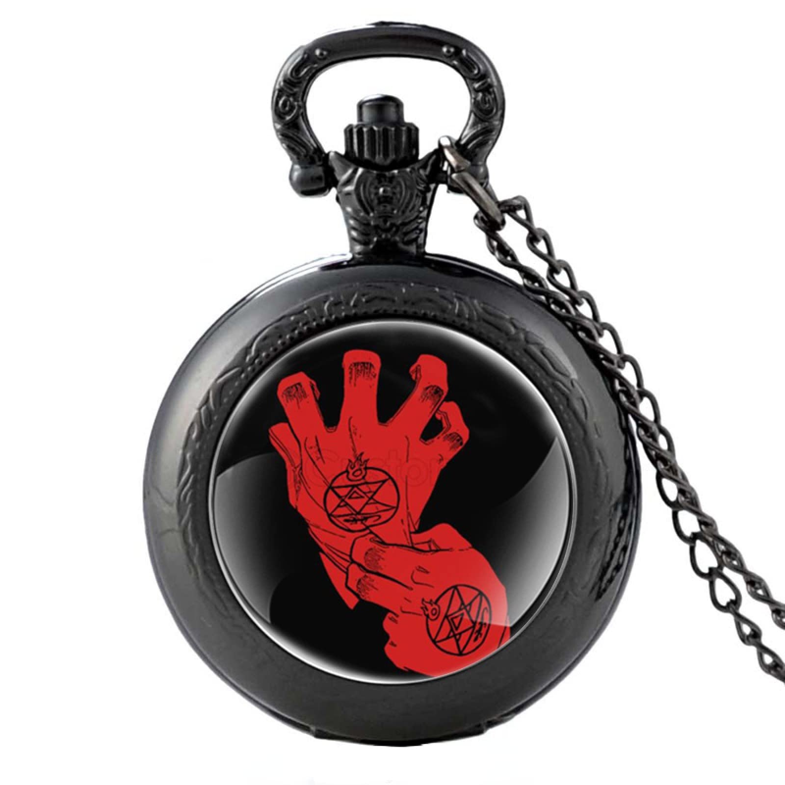 Orologi da Tasca, Orologio da Tasca al Quarzo Vintage a Mano di Fullmetal Alchemist