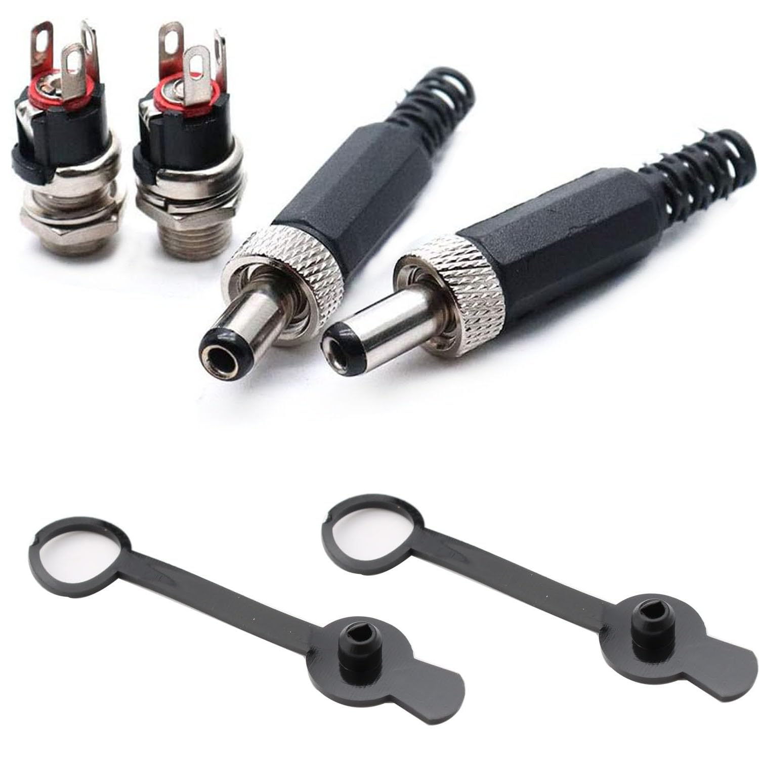 10 Connettori DC 5.5x2.5mm - Per Alimentazione CCTV, Cavi E DIY Elettronico - Foto 5