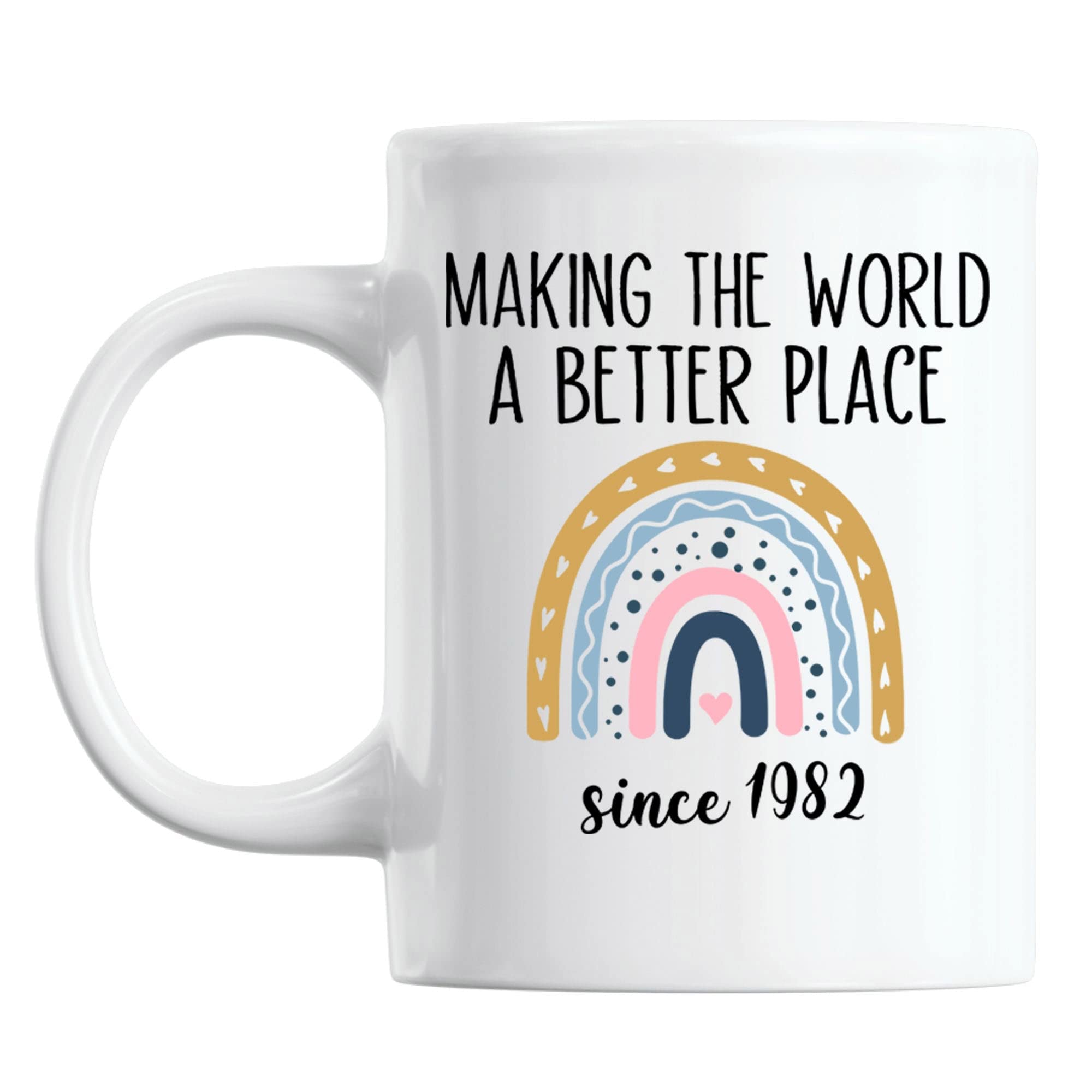 Vivulla6840th Birthday Gifts Women, 1982 Birthday Gifts For Women, 40 Year Old Birthday Gifts For Women, 40th Birthday Gift Ideas, 40 Birthday Gifts For Women, 40th Birthday Cups, Forty Mug