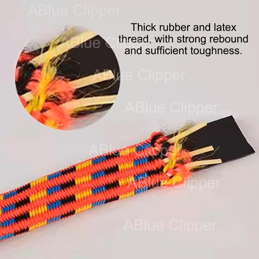 Stretchable Elastic Rope with Durable Steel Hooks | Flat Rubber Bungee Cord for Bikes, Cars, Luggage, Tents | Weatherproof & Abrasion Resistant | 2m+ Expandable (Random Color) (Pack of 1(MOQ)) 1