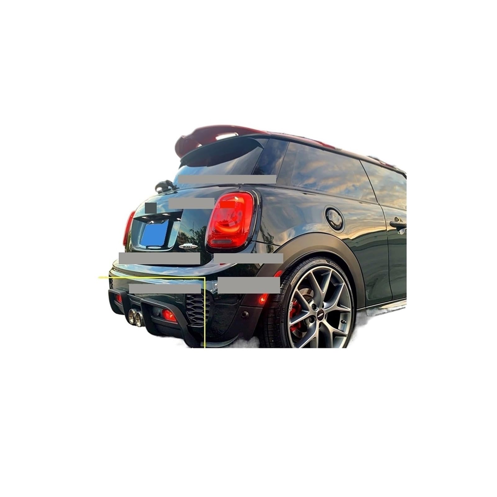 ミニ F56 リアバンパーディフューザー seotune製 ミニ F56 リアバンパーディフューザー seotune製
