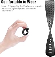 Vista 5 de Correas Maledan de repuesto compatibles con Fitbit Charge 2, paquete de 3, gris pequeño/azul/negro