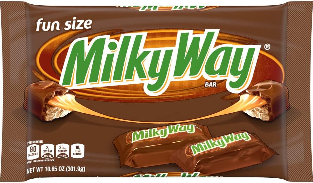 Milk Chocolate Candy Bars, Fun Size Candy Chocolate, 10.65 oz