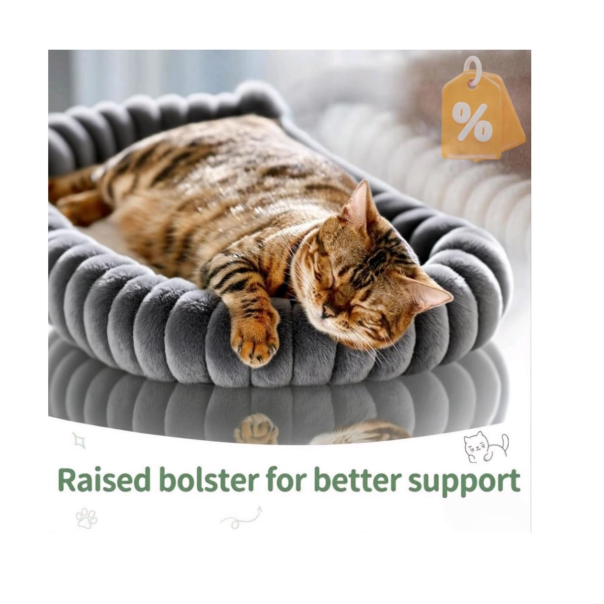 Hamac de fenêtre, hamac pour chat, chaise longue pour chat, rebord de fenêtre pliable en peluche, lit pour chat