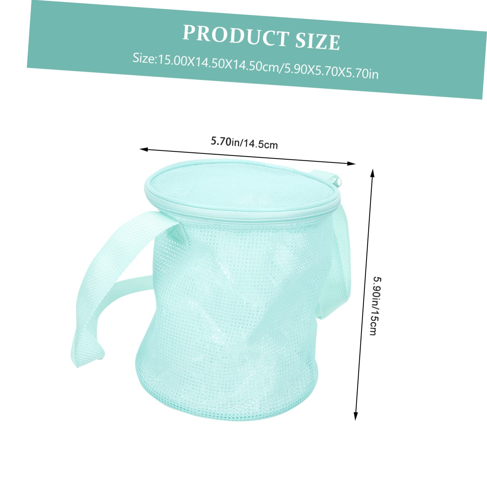 TOVINANNA 2pcs Boys and Girls Beach Bag Large Capacity Mesh Beach Toys Storage Bag for Boys and Girls