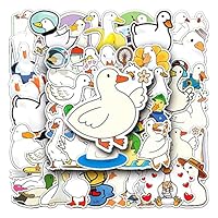 Duck Stickers |50Pcs Duck Waterproof Vinyl Decals for Water Bottles Bicycle Laptop Refrigerator Luggage Computer Mobile Phone Skateboard Bike Décor