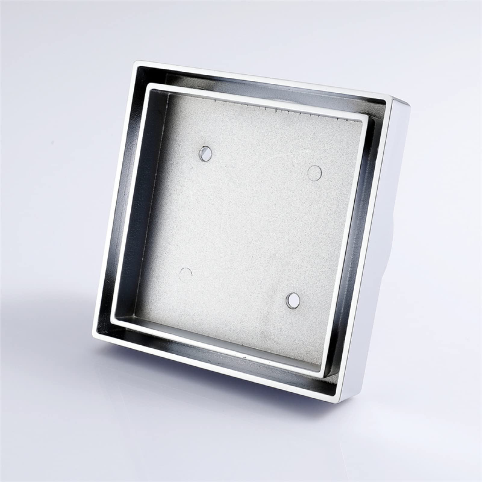 Drain de sol invisible douche laiton carré avec filtre à eau de bain