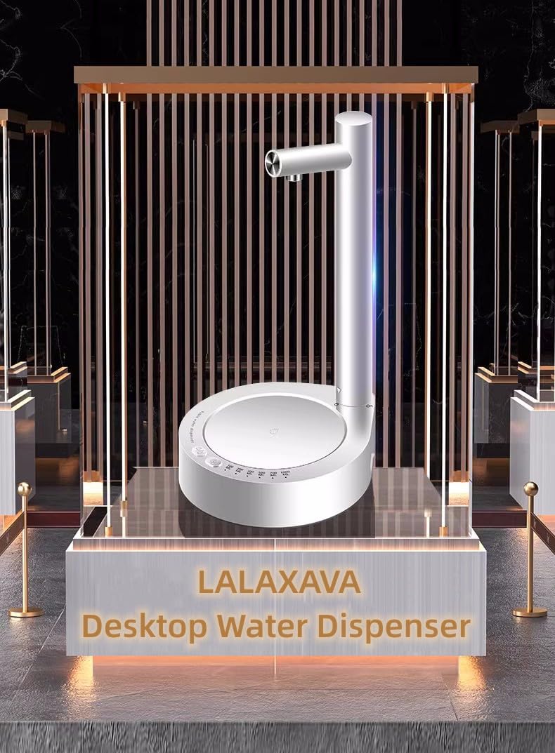 Desktop Water Dispenser Countertop Water Pump for 5 Gallon Bottle Portable Universal Water Jug Dispenser for Home,Office,Outdoor Electric USB Charging Automatic Water Dispenser