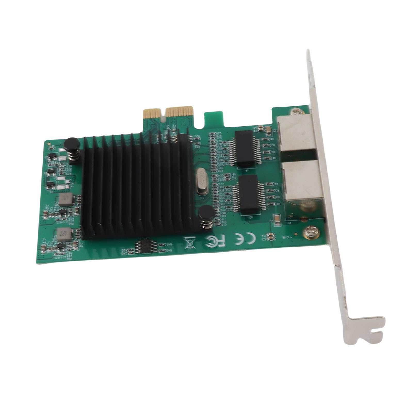 Generic Dwuportowa Karta Sieciowa PCI-E Gigabit o Wydajności 1000 Mb/s 82576 dla Komputerów Stacjonarnych z Chipsetem, Plug and Play dla Użytkowników Systemu /