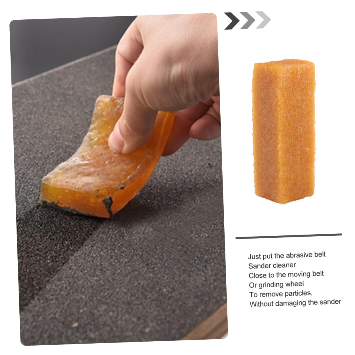 HANABASS 2 Pièces Gomme de Nettoyage pour Skateboard Outil Abrasif pour Ponçage et Entretien Effaceur de Bande Abrasive pour Skate Nettoyage Rapide Surfaces
