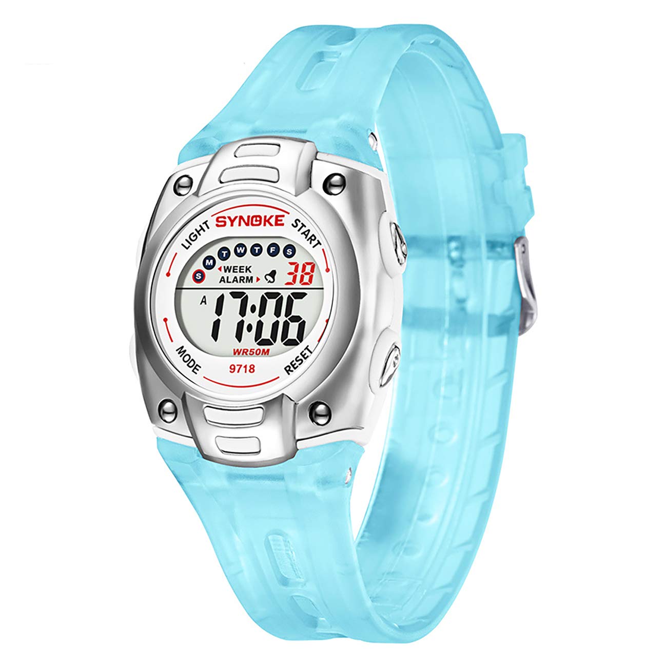 AnlooToddler Girls Boys Digital Watches for Kids,Age 3-7 7-10 11-15 50M Waterproof Alarm Stopwatch Wrist Watch Gift for Young Little Children