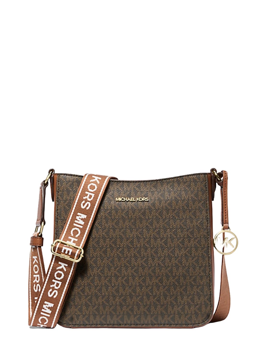 Michael Kors Jet Set Travel Kleine Signatur-Logo Umhängetasche Braun