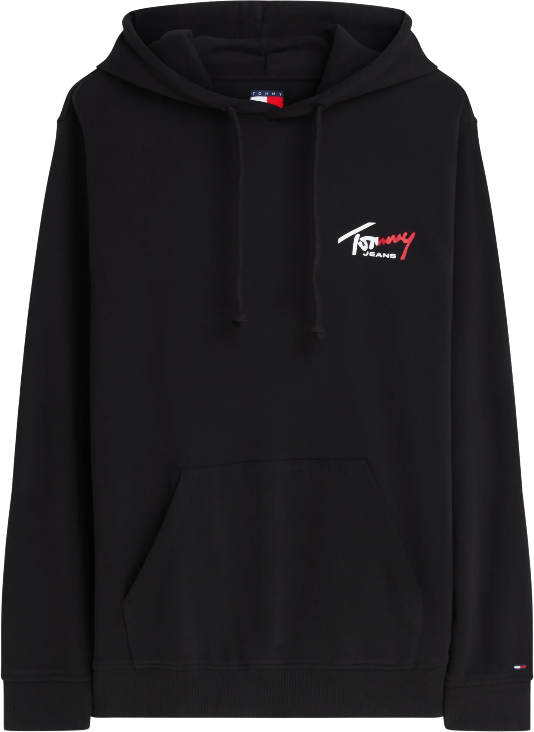 Tommy Jeans Tjm Reg Entry Sign Hoodie Ext Dm0dm22680 Felpa con Cappuccio Uomo (Pacco da 1)