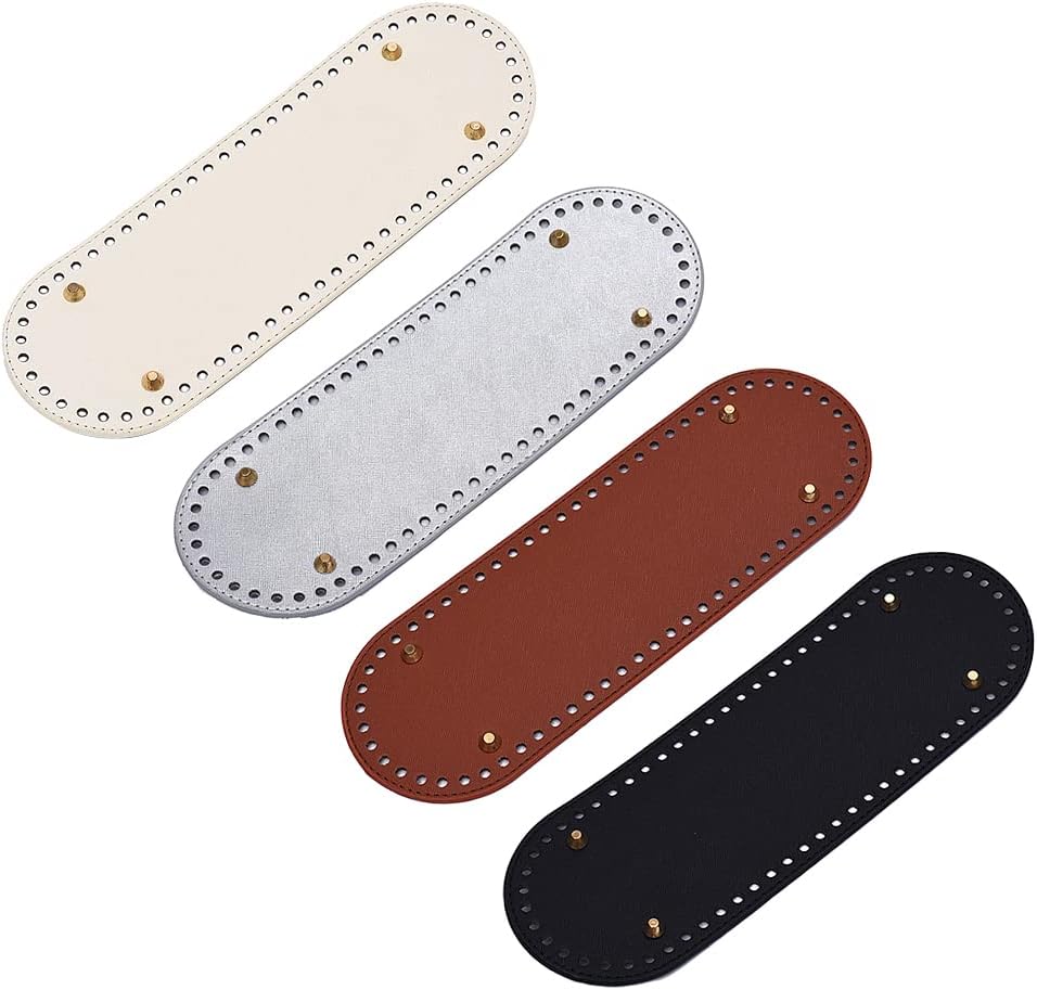 POFET Fond De Sac à Crocheter Tapis De Sac, Fond Crochet Fond De Sac Ovale Fond