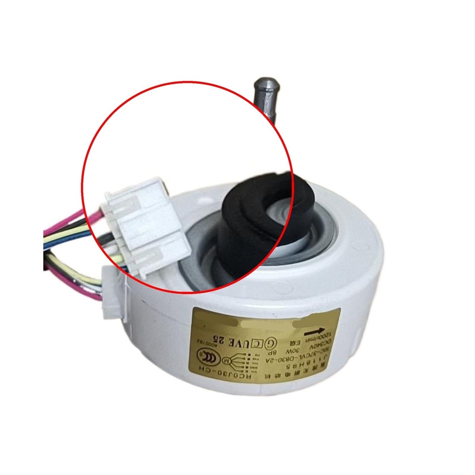 J118H95 DC340V 30W 1200r/Min SIC-37CVL-D830-2A RC0J30-CH Motore Del Ventilatore CC, Compatibile for Mitsubishi, Parti Di Condizionamento Del Condizionatore D'aria