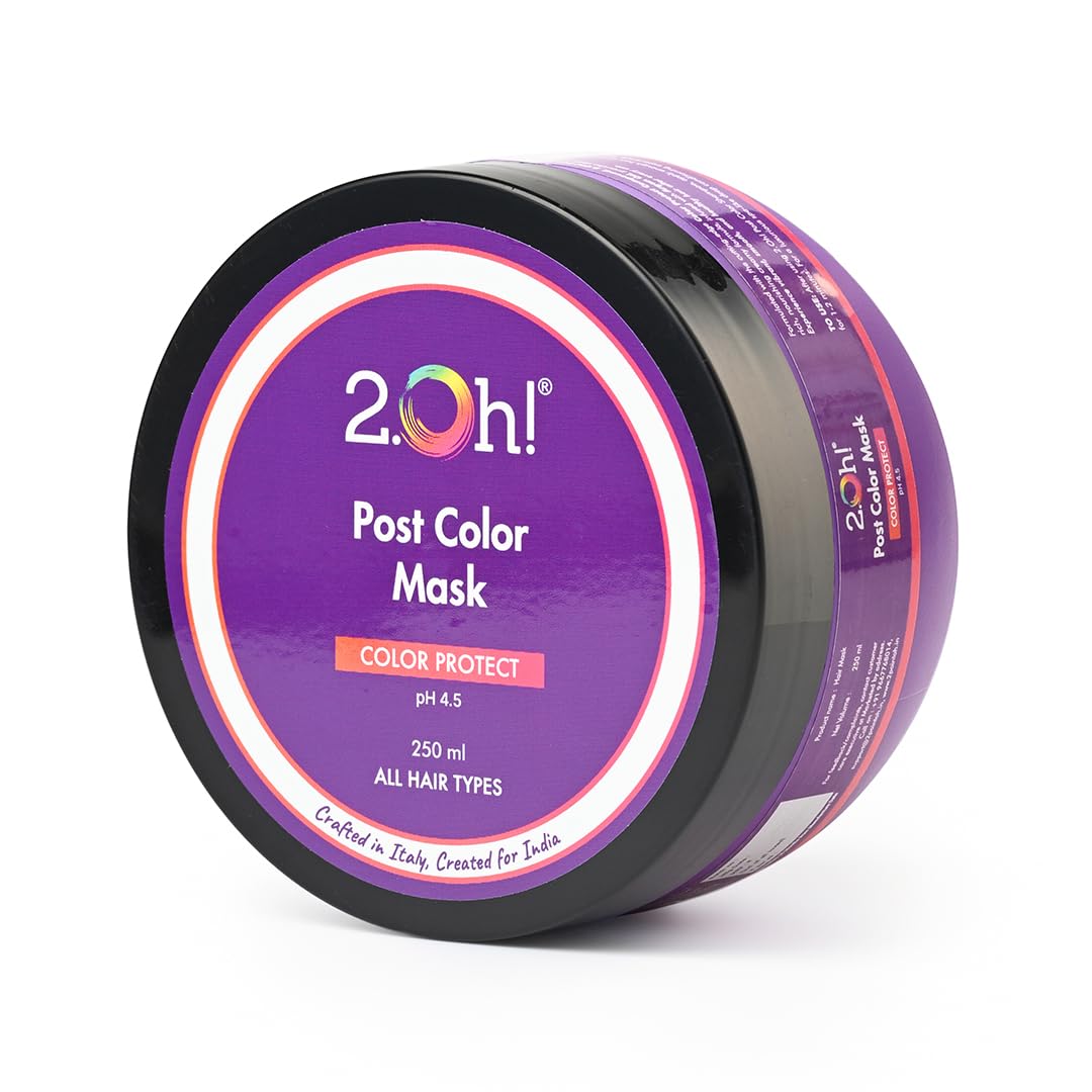 2.Oh! Italian Post Color Hair Mask with Color Protect Complex | Deep Conditioning Hair Mask for Coloured Hair | Conditioner for Coloured Hair with pH 4.5 | Colour Protect Hair Mask for Women and Men-image-44