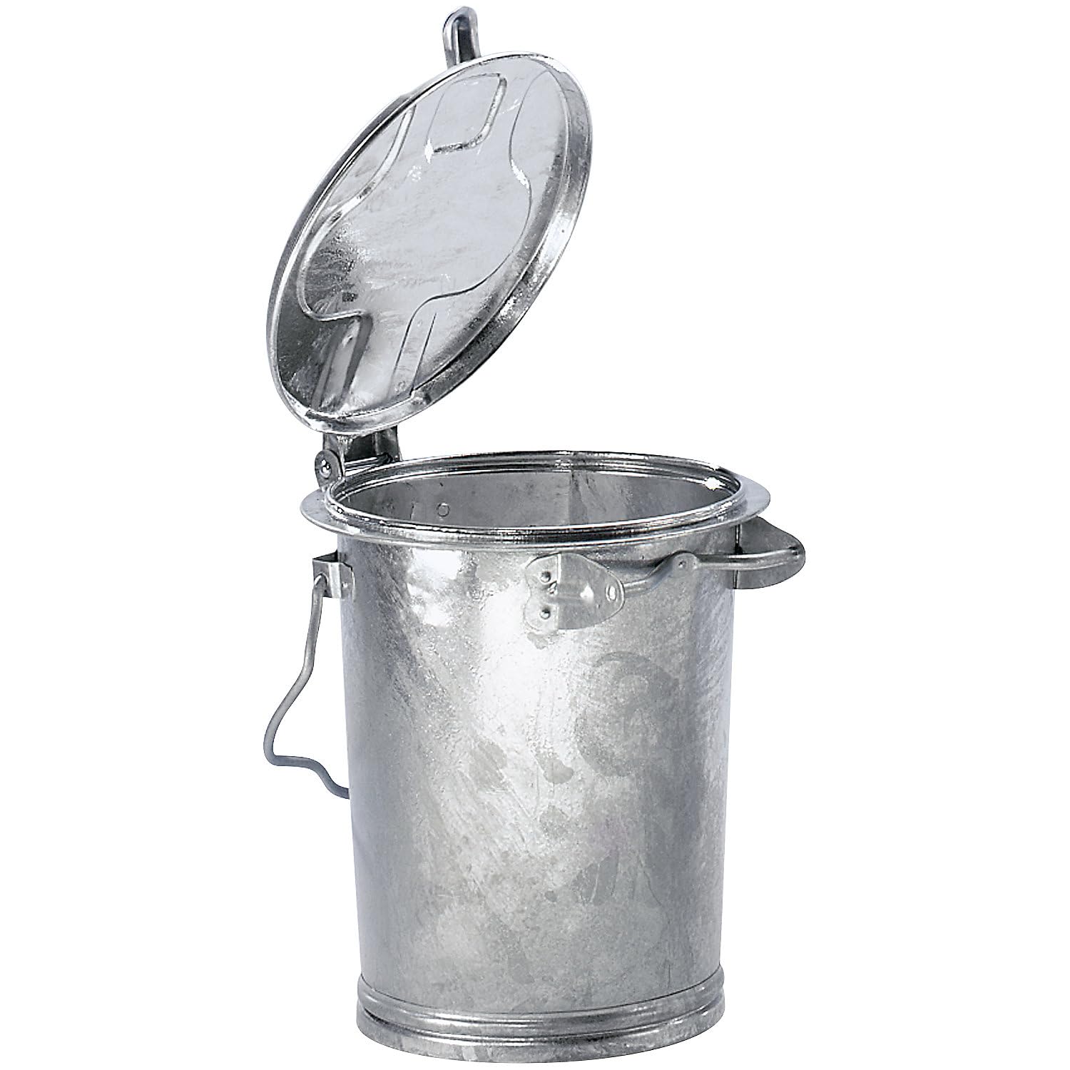 Mülleimer mit verzinktem Griff, 35 L – DIN 6628/6629