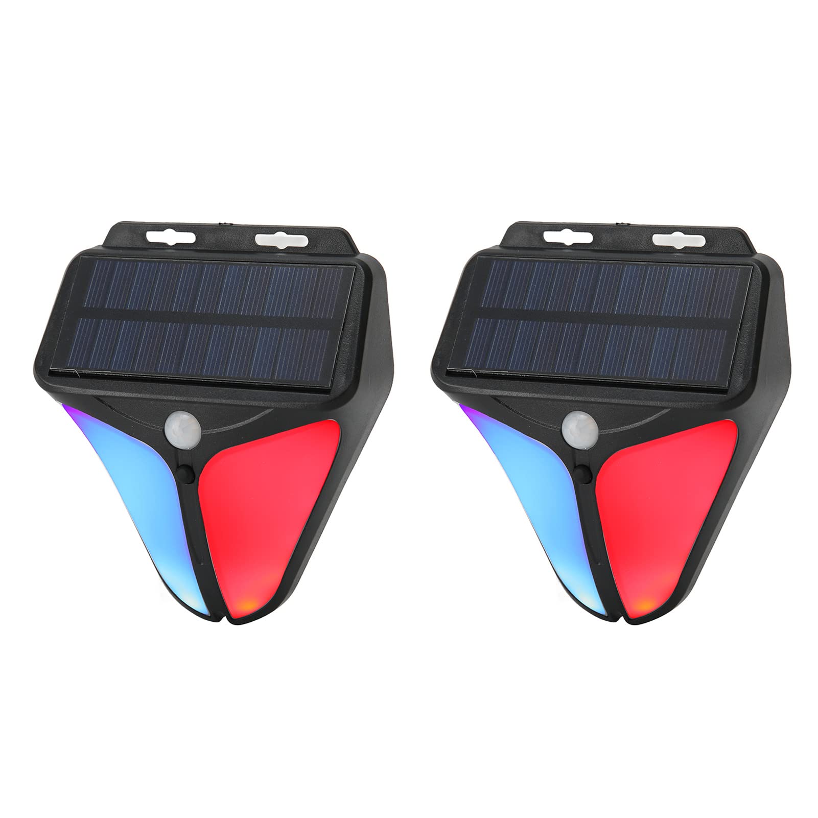 Alarma Solar con Sensor de Movimiento para Exteriores, Detector de Movimiento con Sirena Fuerte de 129 DB, 4 Modos de Trabajo, Luz Estroboscópica de Sirena de Seguridad