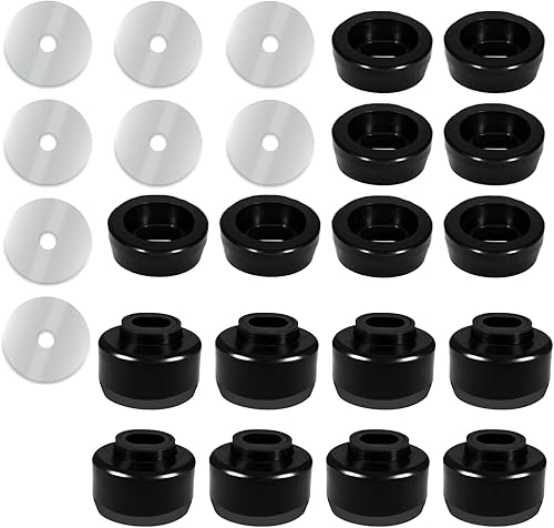 Kit de bujes de montaje en carrocería y cabina para Chevy Silverado y Sierra 15002500 2WD4WD 1999-2014 Soportes de cabina de poliuretano Reemplazar