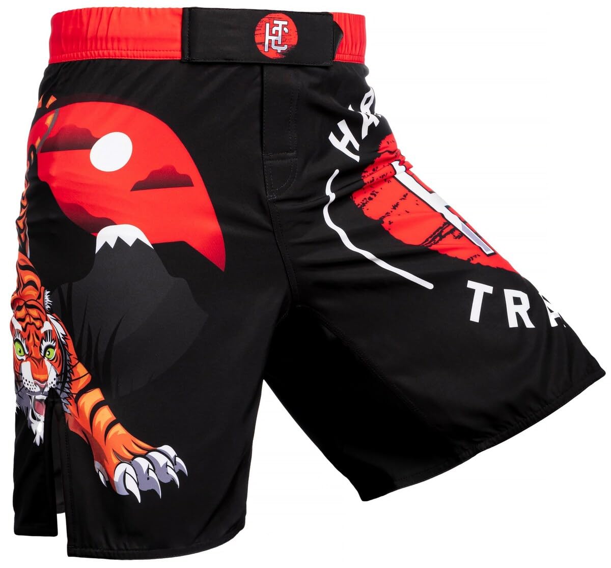 Hardcore Training Kampfshorts Japan Tiger Herren Boxen MMA Combat BJJ Grappling Fitness Muay Thai Kickboxen No Gi