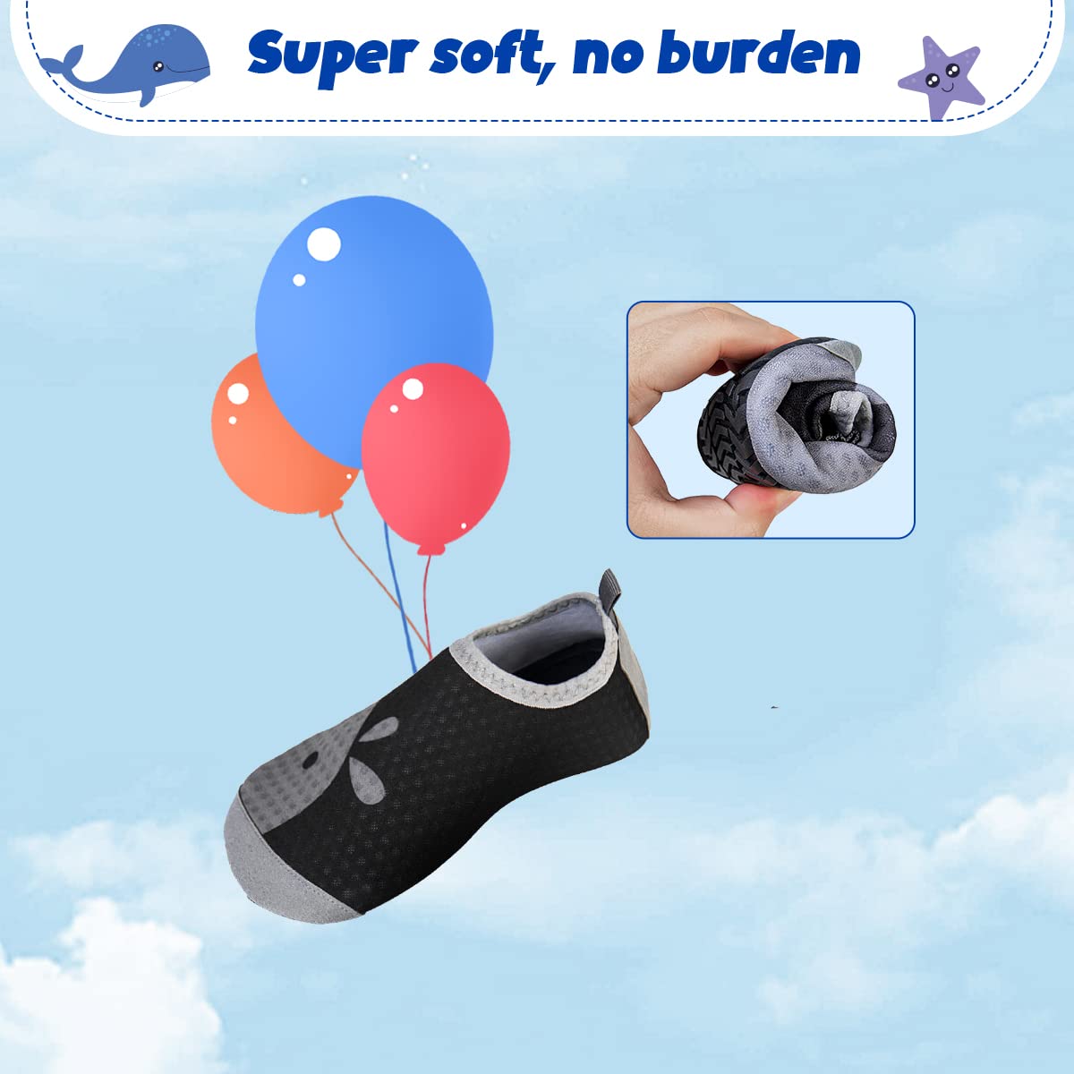 Water Shoes Women Mens Beach Swim Shoes Aqua Shoes Quick Dry Barefoot Surf Shoes Swimming Diving Pool Sea Shoes — view 3
