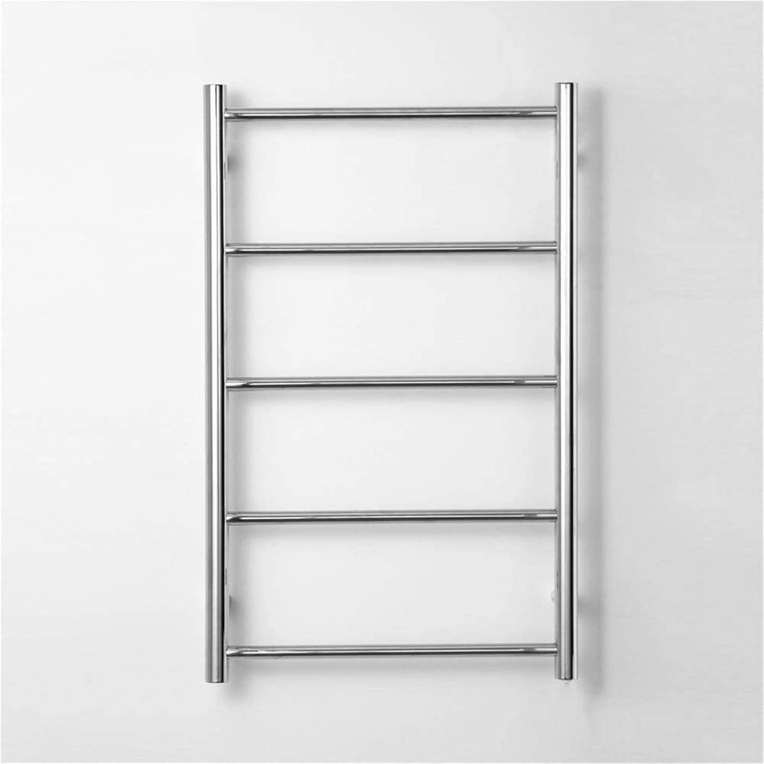 Towel Warmer Stainless Steel Towel Warmer, Electric Heated Towel Rack Hot Towel Rail with 5 Bars for Bathroom Kitchen Hotel 800500120Mm,Plugin Wall Mounted Cloth Towel Heated Dryin