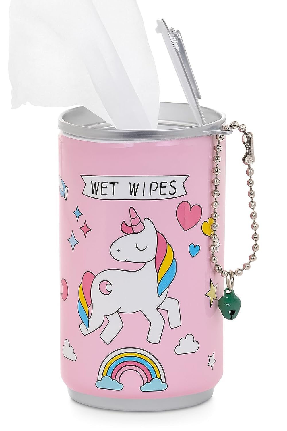 30 Pieces Tin Can Mini Wet Wipes With Cartoon Print for Kids, Girls, Men, and Women to Clean Faces & Bodies, Wet Wipes Napkins, and Portable Tin (Multicolour, Pack 1)-image-33