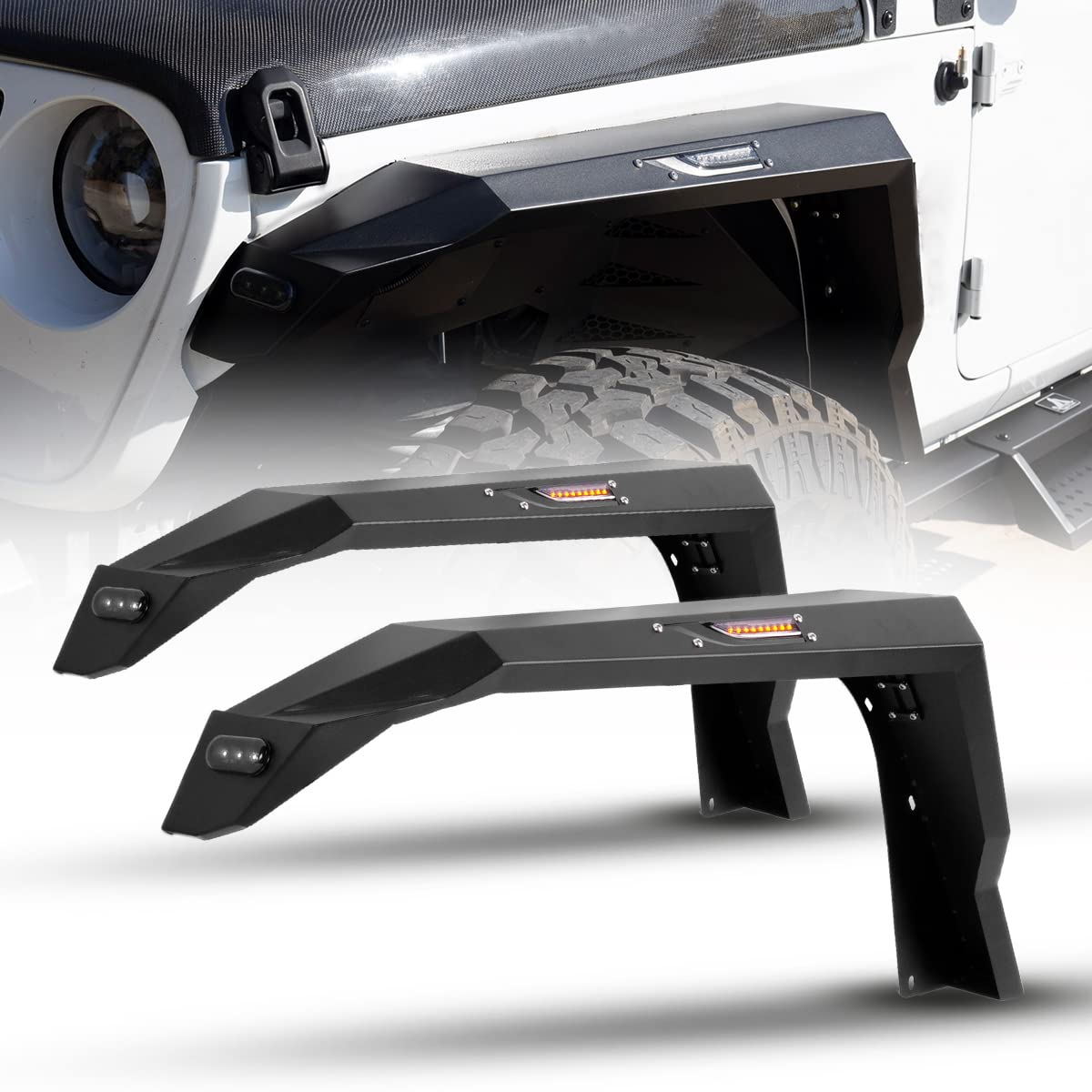 Front Fender Flares For Jeep 2018 2019 2020 2021 2022 Desertcart Guam