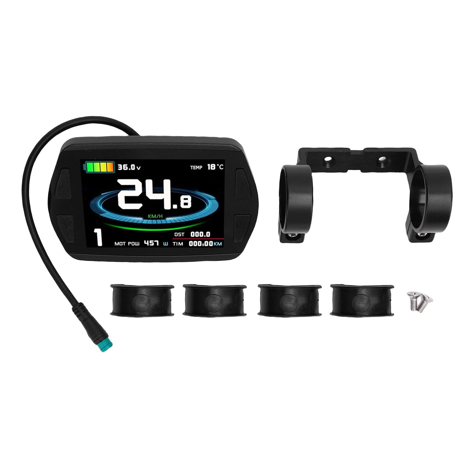 Sonew Cyfrowy Wskaźnik LCD do Rowerów Elektrycznych, 24V 36V 48V,