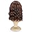 Ucubb Short Bob Wavy Wig with Bangs for Women Loose Curly Wig Look natural Shoulder Length Bob Wigs
