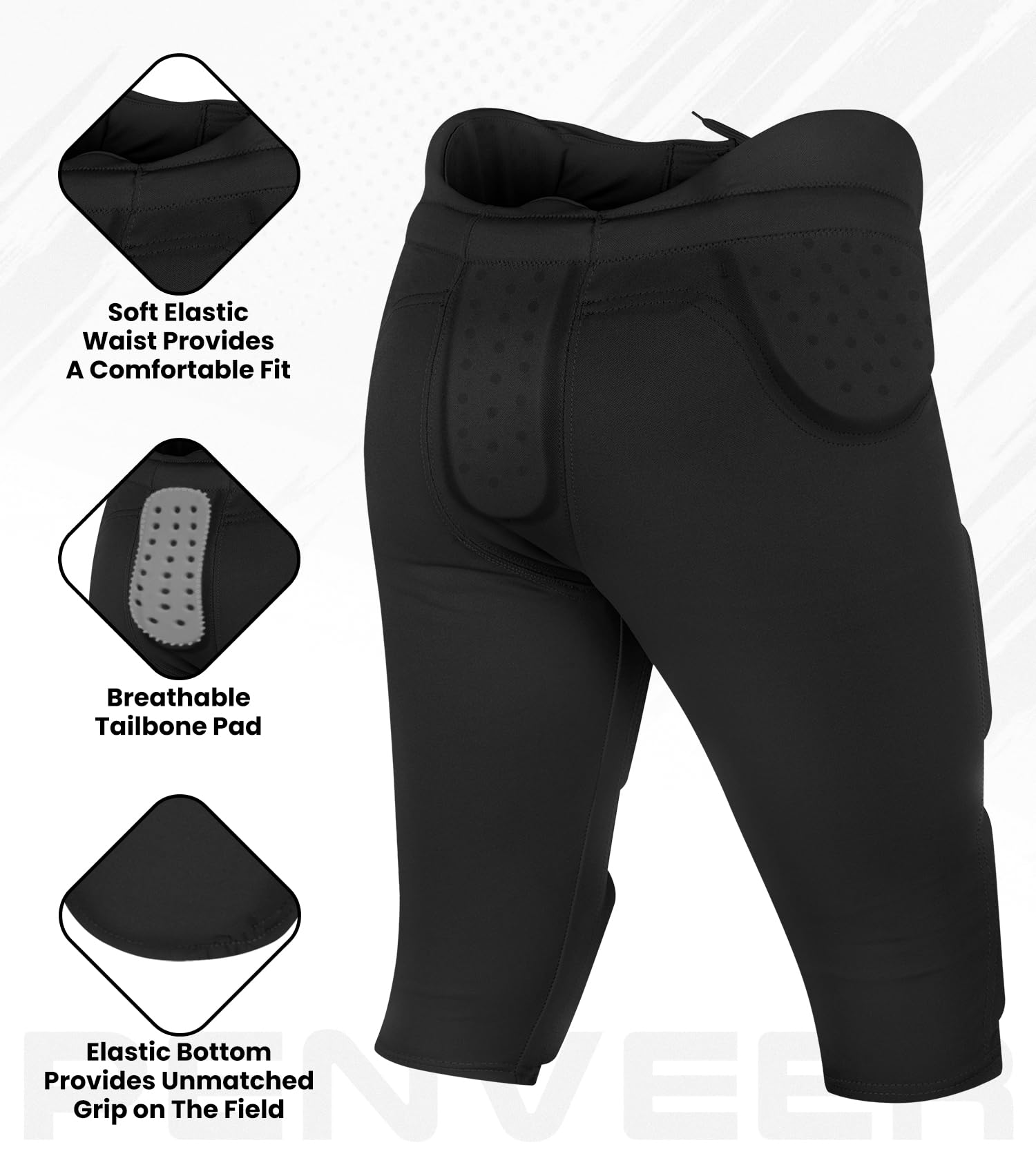 Fußballhose für Jugendliche, integrierte Sicherheitshose, bequem, für Jungen