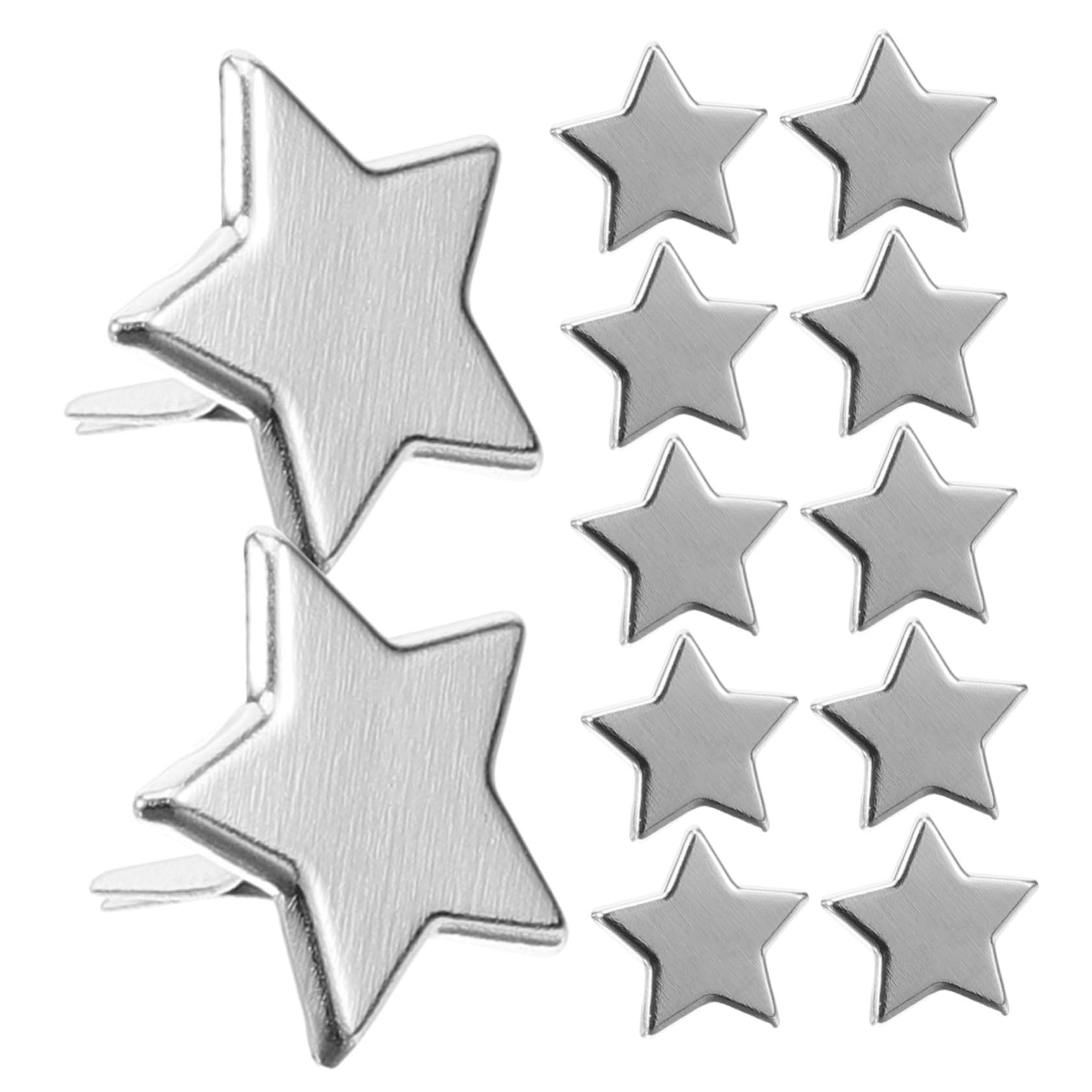 LALAFINA Cute Scrapbook Photo Album Brads Fasteners 100pcs Metal Brads for Crafts